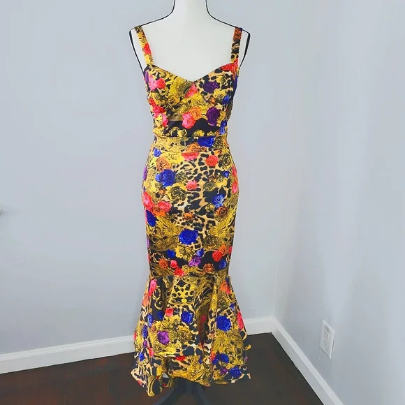 Fashion Nova | Dresses | Floral Multicolor Strappy Dress | Poshmark